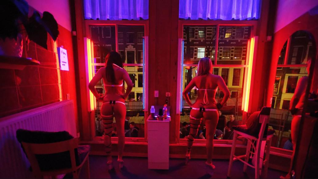 Sex workers in the Red Light District. 